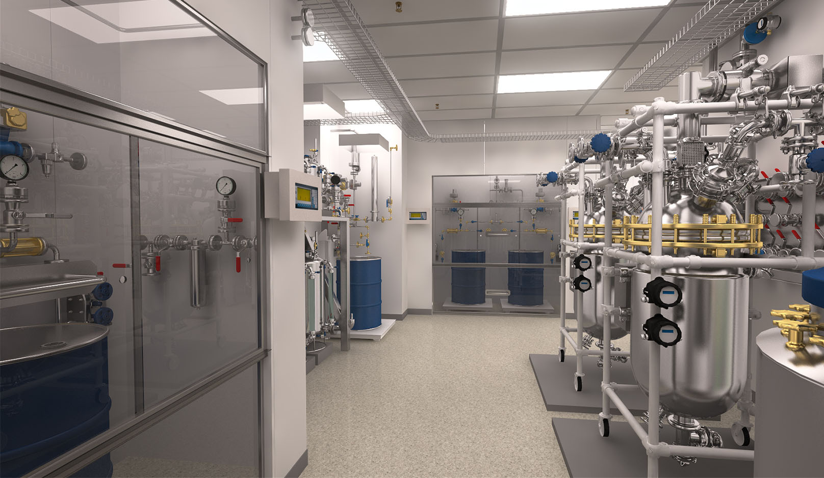 Continuous manufacturing/wet granulation